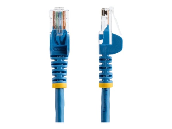 StarTech.com 2m Blue Cat5e / Cat 5 Snagless Patch Cable - Patchkabel - RJ-45 (han) til RJ-45 (han) - 2 m - UTP - CAT 5e - formet, knastfri - blå