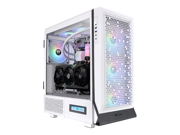 Thermaltake Ceres 500 TG ARGB Snow - Mid tower - utvidet ATX (E-ATX) - sidepanel med vindu (herdet glass) - ingen strømforsyning (PS/2) - hvit - US...
