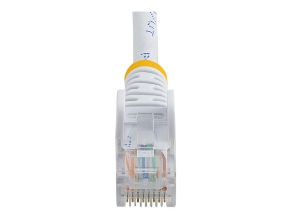 Startech 1m White Cat5e / Cat 5 Snagless Patch Cable - Koblingskabel - RJ-45 (hann) til RJ-45 (hann) - 1 m - UTP - CAT 5e - riser, uten hindringer ...