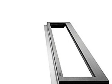 Unidrain HighLine ramme. Linje - rustfrit. sort: L900mm H 10mm til afløbsarmatur