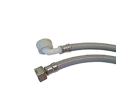 Neoperl tilloppsslang 2,5 m - PVC-slang 1/2 muff x 3/4 vinkel 2,50 m för kallvatten