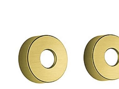 Ruusukkeet 2 kpl 3/4'' ø75 harjattua messinkiä Ruusukkeet 2 kpl 3/4'' ø75 harjattua messinkiä
