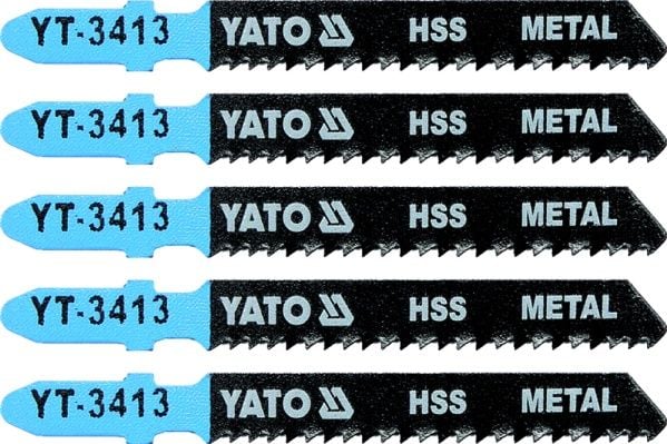Yato stikksagblad type T HCS for metall 5 stk TPI12 YT-3413