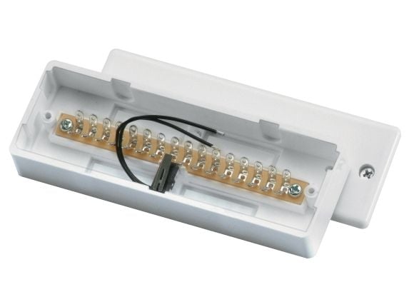 ABUS VT4000W, Koblet med ledninger (ikke trådløs), Brun, Hvit, Dør/vindu, Klebende teip, 115 mm, 40 mm