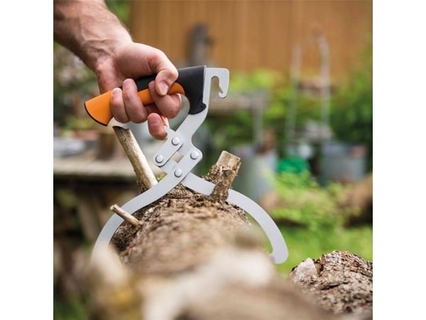 Fiskars WoodXpert, Metalli, Muovi, Musta, Oranssi, Muovi, Kumi, Lipsumisen estävä kädensija, 303 mm