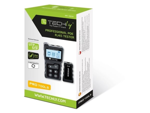 Techly I-CT PRO-POECK, AAA, Alkaline, 1,5 V, 0 - 3 A, 0 - 180 W, 80 mA