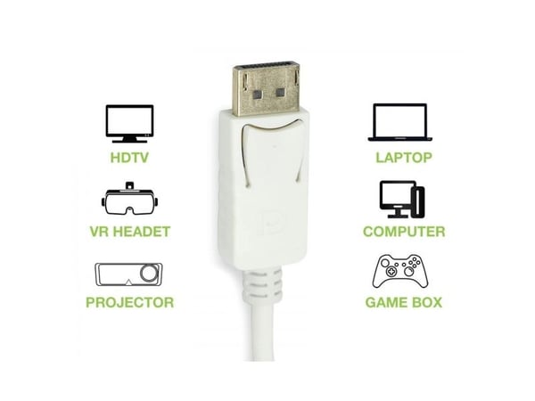 Techly IADAP DP-HDMIFP, 0,2 m, DisplayPort, HDMI, Hankjønn, Hunkjønn, Rett