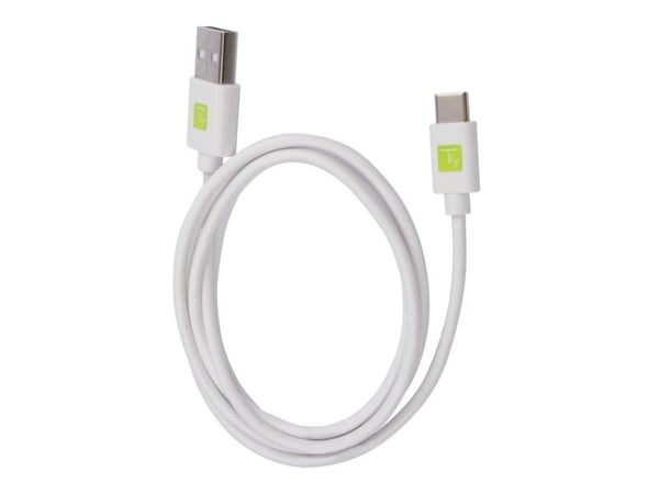 Techly ICOC MUSB20-CMAM10TW, 1 m, USB A, USB C, USB 2.0, 0,48 Gbit/s, Hvit