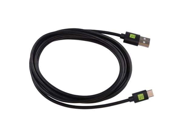 Techly ICOC MUSB20-CMAM20T, 2 m, USB A, USB C, USB 2.0, 0,48 Gbit/s, musta