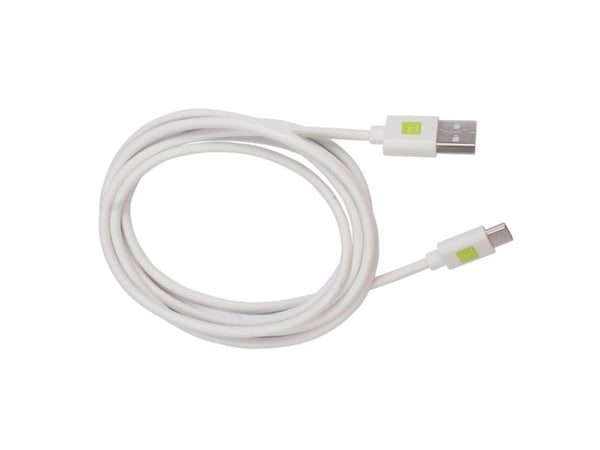 Techly ICOC MUSB20-CMAM20TW, 2 m, USB A, USB C, USB 2.0, 0,48 Gbit/s, Hvit