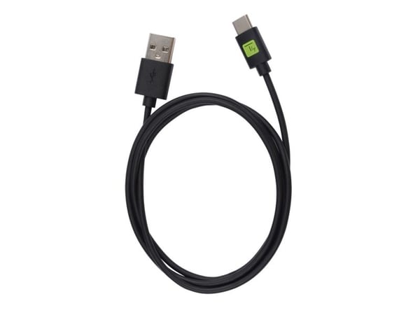 Techly ICOC MUSB31-CMAM10T, 1 m, USB A, USB C, USB 3.2 Gen 1 (3.1 Gen 1), 5 Gbit/s, Sort