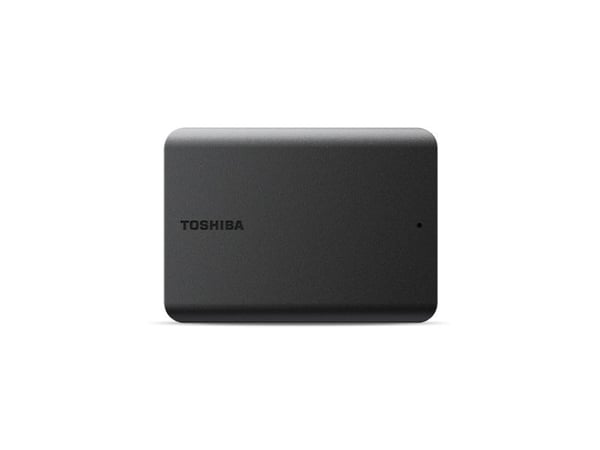 Toshiba Canvio Basics - Harddisk - 4 TB - ekstern (bærbar) - 2.5" - USB 3.2 Gen 1 / USB 2.0 - matt svart