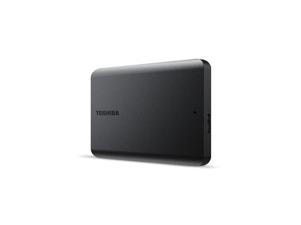 Toshiba Canvio Basics - Harddisk - 4 TB - ekstern (bærbar) - 2.5" - USB 3.2 Gen 1 / USB 2.0 - matt svart