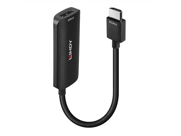 Lindy 38327, 157 m, HDMI-tyyppi A (vakio), DisplayPort, Uros, Naaras, Suora