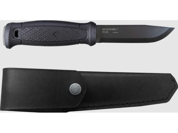 Morakniv Garberg, Single/enkelt, Jaktkniv, Drop punkt, Kull stål, Polyamid, Sort