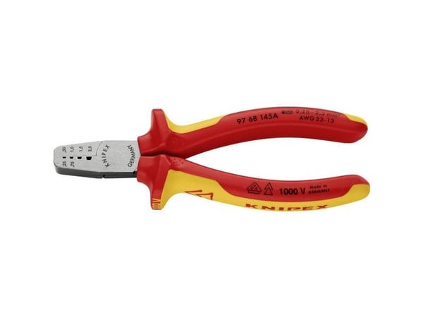 Knipex 97 68 145 A 97 68 145 A Krympetang Kabelsko 0,25 til 2,5 mm²