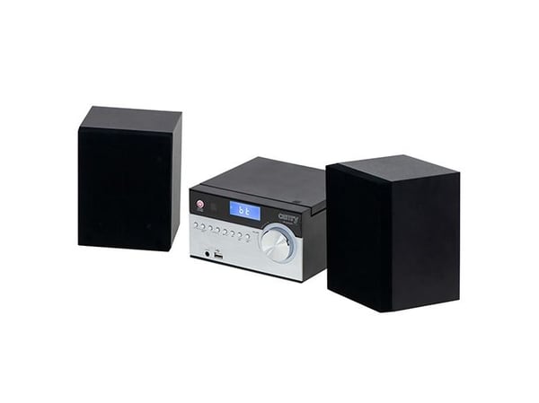 Camry Premium CR 1173, Analog og digital, AM,FM, Spiller, CD-ROM, 10 W, Sort, Sølv
