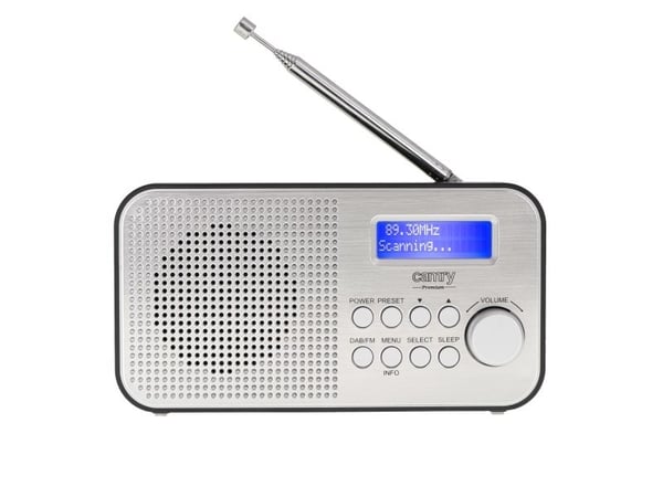 Camry Premium CR 1179, Bærbar, Analog og digital, DAB, DAB+, FM, LCD, Blå, Micro-USB