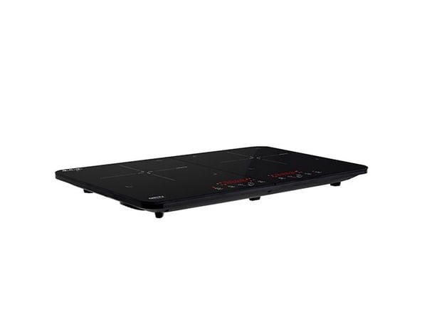 Camry Premium CR 6514, Sort, Benkeplate, 60.5 cm, Sonebasert induksjon, Glass, 2 zone(s)