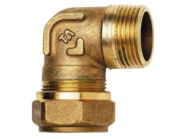 Vinkelnippel med kompresjon 22-3/4'' FPL Vinkelnippel med kompresjon 22-3/4'' FPL