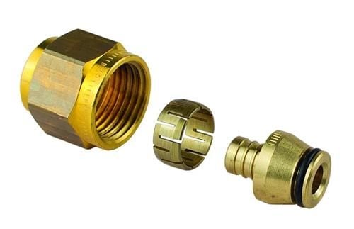 Uponor 16x2 FPL-X kobl.sæt - 16x2,0(2,2)-g1/2''ft