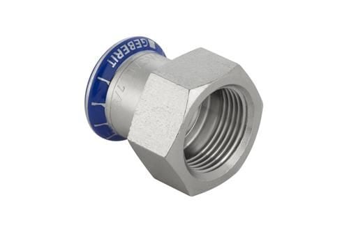 GEBERIT Overgang rustfri 35-11/4 muffe / muffe mapress