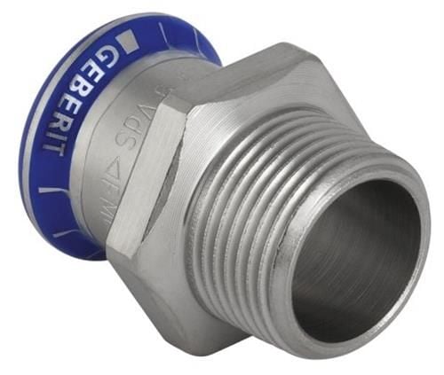 GEBERIT Siirtyminen ruostumaton 35-11/4 holkki / nippeli mapress