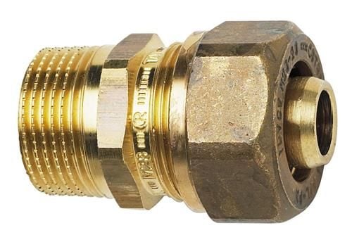 TA PEX övergångsnippel 28 mm x 1"