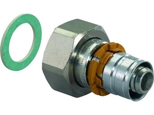 Uponor S-Press PLUS preskobling med omløber og pakning muffe/muffe 20 mm x 3/4"