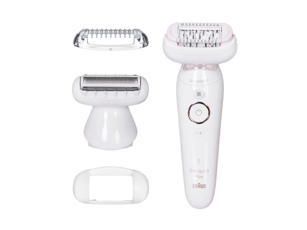 Braun Silk-épil 9-9002 Flex, Kulta, Valkoinen, 40 pinsettiä, Kainalo, Bikini, Front thigh, Käsivarsien yläsisäpuoli, Epilointi, Ihokarvojenajo, LED...