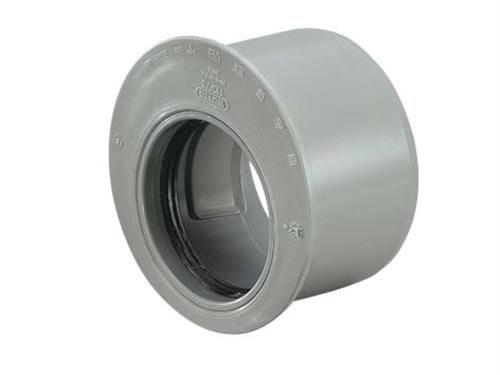 Wavin PP reduktionsmuff kort Ø 50-40 mm grå
