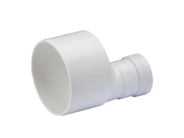 Wafix PP reduktion lang 50 x 40 mm hvid
