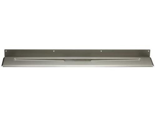 Unidrain Linie afløbsarmatur - bejdset rf stål 1004 300mm m/vægflange