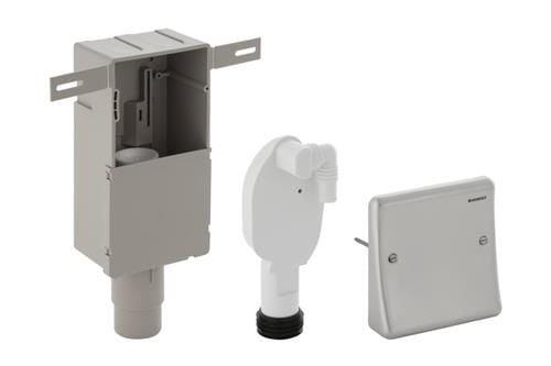 Geberit 152.232.00.1, Adapter skjerm, EPDM (pakning), Plast, Vegg, 36 l/min