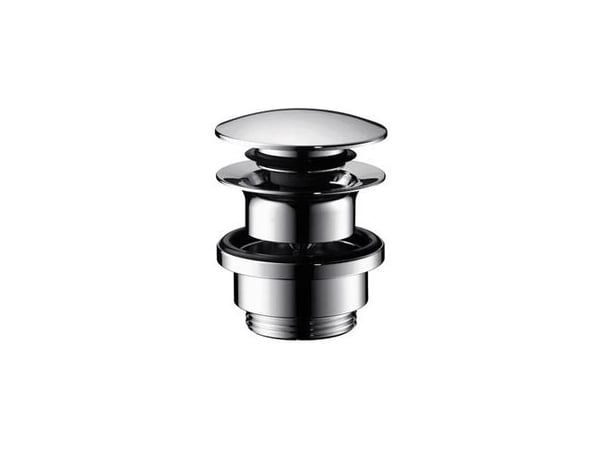 HANSGrohe 1 1/4" Push-Open bundventil med klikfunktion krom