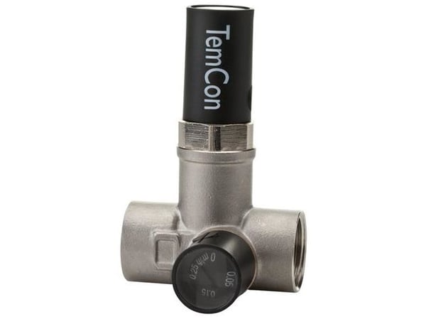 Cirkulationsventil temcon 3/4" mf m/isolering