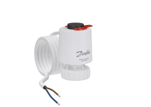Danfoss termisk ställdon TWA-Q 230V NC med 1,2 m kabel