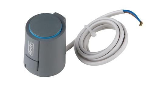 Roth Softline Termomotor 230V NC, 1W, används med 466397 028 + 466397 038