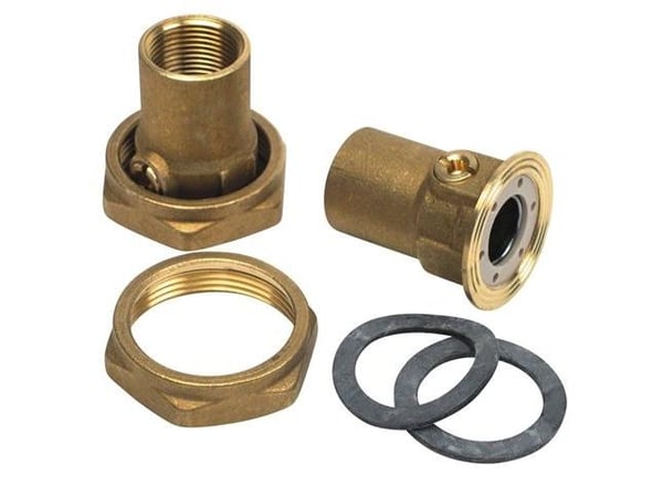 Grundfos overgangsstykke 3/4 - Grundfos overgangsstk. med kugleventil 3/4 UP/ALPHA/TP(E) 25