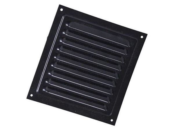 Duka sälekaihtimen säleikkö MVM 150X150MM - Musta lakattu alumiini