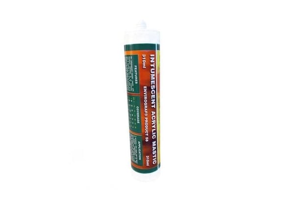 KARFA Brand-Mastik P58 310ML, anvendes med Karfa Brand-Luk P110 i kombination med bagstop p40