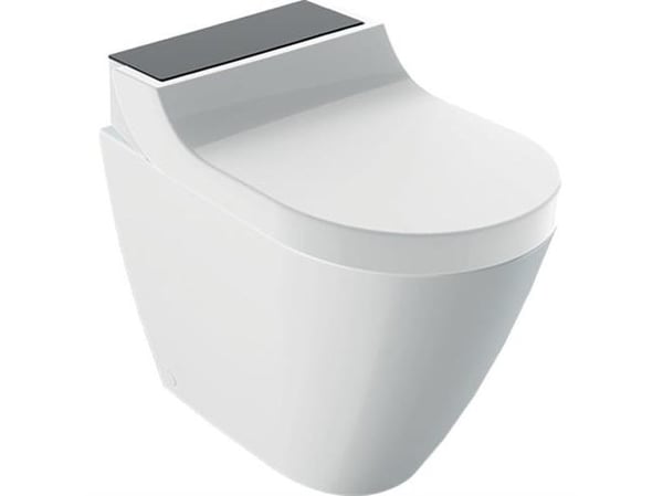 Geberit Aqc Tuma Comfort gulvstående douchetoilet, sort