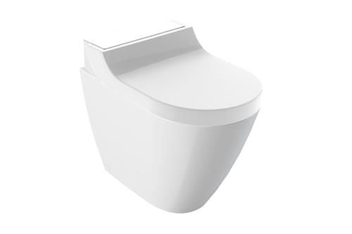 Geberit Aqc Tuma Comfort gulvstående douchetoilet, sort