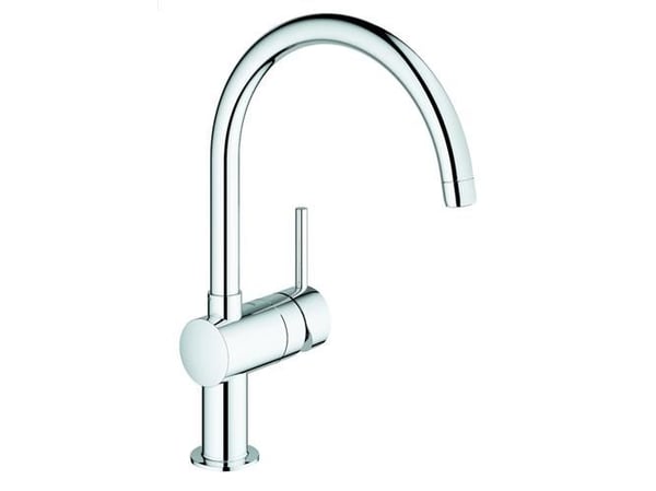 Grohe Minta kjøkkenkran med C-tut - Krom