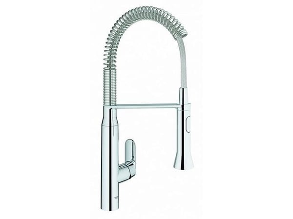 GROHE K7, Kromfarget, Kran-håndtak, Single/enkelt, Keramisk, 3,5 cm, 140°
