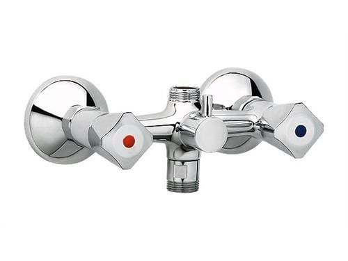 IDEAL STANDARD Børma Standard togrebs brusearmatur med 3/4" bruserafgang op og ned og omskifter - eksklusiv rosetter og forskruninger