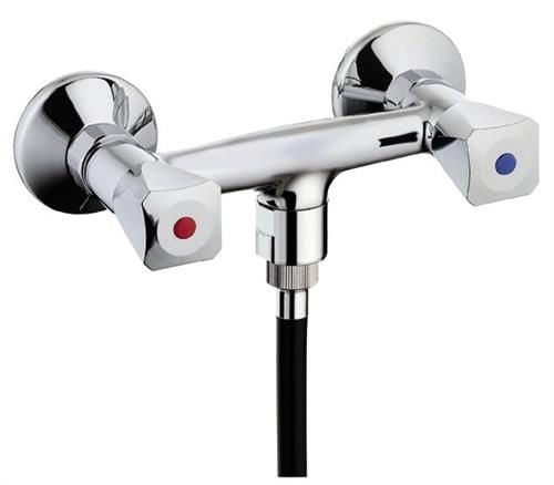 IDEAL STANDARD Børma Standard togrebs brusearmatur med 3/4" bruserafgang op/ned eksklusiv forskruninger og rosetter