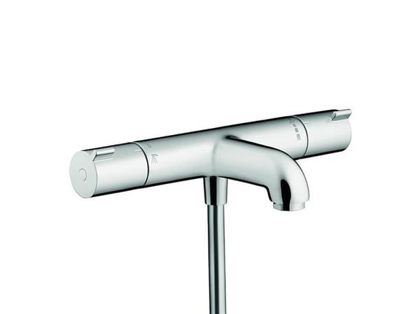 HANSGrohe Ecostat 1001CL termostatarmatur med fast kartud, 1/2" bruserafgang ned og eksklusiv rosetter og tilgangsstykker