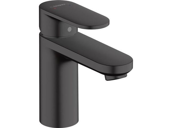 hansGrohe Vernis Blend 1-grebs håndvaskarmatur 100, med løft-op bundventil, mat sort