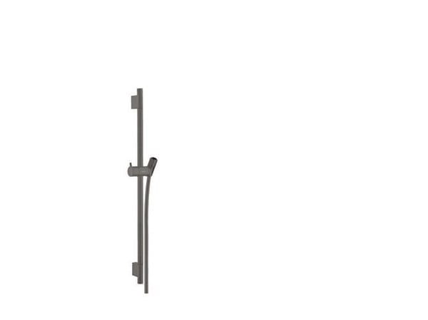 HG Unica'S Puro skyvestang - 65 cm med dusjslange 160 cm, Børstet sort krom